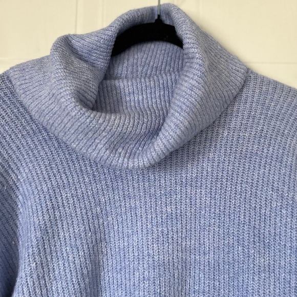 Jessica Simpson Purple Knit Cowl-neck Sweater - Picture 9 of 11